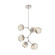 Luna LED Chandelier in Beige Silver (404|CHB0095-VA-BS-FA-001-L3)