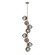 Luna LED Chandelier in Novel Brass (404|CHB0095-T8-NB-ZS-001-L1)