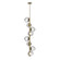 Luna LED Chandelier in Gilded Brass (404|CHB0095-T8-GB-ZC-001-L1)