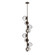 Luna LED Chandelier in Flat Bronze (404|CHB0095-T8-FB-FC-001-L1)