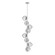 Luna LED Chandelier in Classic Silver (404|CHB0095-T8-CS-GC-001-L1)