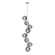 Luna LED Chandelier in Classic Silver (404|CHB0095-T8-CS-FS-001-L3)