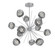 Luna LED Chandelier in Classic Silver (404|CHB0095-0H-CS-ZS-001-L1)