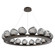 Luna LED Chandelier in Flat Bronze (404|CHB0095-0D-FB-FS-CA1-L3)