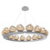 Luna LED Chandelier in Classic Silver (404|CHB0095-0D-CS-GB-CA1-L3)