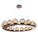 Luna LED Chandelier in Burnished Bronze (404|CHB0095-0D-BB-FB-CA1-L3)