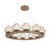 Luna LED Chandelier in Novel Brass (404|CHB0095-0C-NB-ZA-CA1-L1)
