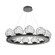 Luna LED Chandelier in Graphite (404|CHB0095-0C-GP-ZC-CA1-L3)