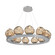 Luna LED Chandelier in Classic Silver (404|CHB0095-0C-CS-GB-CA1-L3)