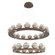 Cabochon LED Chandelier in Burnished Bronze (404|CHB0093-2B-BB-TC-CA1-L3)