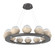 Cabochon LED Chandelier in Graphite (404|CHB0093-0C-GP-TC-CA1-L3)