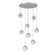 Cabochon LED Chandelier in Classic Silver (404|CHB0093-08-CS-MC-C01-L3)