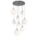 Gaia LED Chandelier in Graphite (404|CHB0092-08-GP-WL-C01-L3)