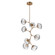 Mesa LED Chandelier in Novel Brass (404|CHB0089-VB-NB-C-001-L1)