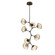 Mesa LED Chandelier in Flat Bronze (404|CHB0089-VB-FB-A-001-L3)