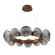 Mesa LED Chandelier in Oil Rubbed Bronze (404|CHB0089-36-RB-S-CA1-L1)