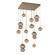 Mesa LED Chandelier in Novel Brass (404|CHB0089-12-NB-B-C01-L1)