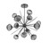 Mesa LED Chandelier in Graphite (404|CHB0089-0B-GP-S-001-L1)