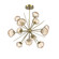 Mesa LED Chandelier in Gilded Brass (404|CHB0089-0B-GB-A-001-L1)