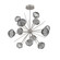 Mesa LED Chandelier in Beige Silver (404|CHB0089-0B-BS-S-001-L1)