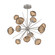 Mesa LED Chandelier in Beige Silver (404|CHB0089-0B-BS-B-001-L1)