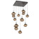 Mesa LED Chandelier in Graphite (404|CHB0089-09-GP-B-C01-L3)