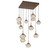 Mesa LED Chandelier in Burnished Bronze (404|CHB0089-09-BB-A-C01-L1)