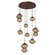 Mesa LED Chandelier in Oil Rubbed Bronze (404|CHB0089-08-RB-B-C01-L3)
