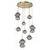 Mesa LED Chandelier in Heritage Brass (404|CHB0089-08-HB-S-C01-L1)