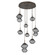 Mesa LED Chandelier in Flat Bronze (404|CHB0089-08-FB-S-C01-L3)