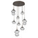 Mesa LED Chandelier in Flat Bronze (404|CHB0089-08-FB-C-C01-L3)