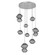 Mesa LED Chandelier in Classic Silver (404|CHB0089-08-CS-S-C01-L1)