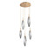 Rock Crystal LED Chandelier in Gilded Brass (404|CHB0050-05-GB-CC-C01-L3-RTS)