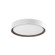 Essex LED Flush Mount in White/Black (347|FM43916-WH/BK-5CCT)