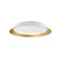 Jasper LED Flush Mount in White/Gold (347|FM43419-WH/GD-5CCT)