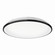 Brook LED Flush Mount in Black (347|FM43315-BK-5CCT)