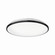 Brook LED Flush Mount in Black (347|FM43313-BK-5CCT)