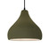 Radiance One Light Pendant in Matte Green (102|CER-6565-MGRN-MBLK-BKCD)