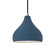 Radiance One Light Pendant in Midnight Sky w/ Matte White (102|CER-6560-MDMT-NCKL-BKCD)