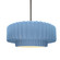 Radiance One Light Pendant in Sky Blue (102|CER-6553-SKBL-NCKL-RIGID)