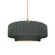 Radiance One Light Pendant in Pewter Green (102|CER-6553-PWGN-BRSS-BEIG-TWST)