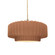 Radiance One Light Pendant in Adobe (102|CER-6553-ADOB-BRSS-BEIG-TWST)