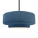 Radiance One Light Pendant in Midnight Sky w/ Matte White (102|CER-6545-MDMT-MBLK-RIGID)