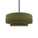 Radiance One Light Pendant in Matte Green (102|CER-6543-MGRN-NCKL-RIGID)