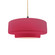 Radiance One Light Pendant in Cerise (102|CER-6543-CRSE-MBLK-BEIG-TWST)