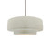 Radiance One Light Pendant in White Crackle (102|CER-6543-CRK-NCKL-RIGID)