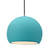 Radiance One Light Pendant in Reflecting Pool (102|CER-6535-RFPL-NCKL-BKCD)