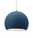 Radiance One Light Pendant in Midnight Sky w/ Matte White (102|CER-6535-MDMT-NCKL-BEIG-TWST)