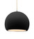 Radiance One Light Pendant in Carbon - Matte Black (102|CER-6535-CRB-NCKL-BEIG-TWST)