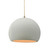 Radiance One Light Pendant in Matte White w/ Champagne Gold (102|CER-6533-MTGD-ABRS-BEIG-TWST)